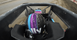 Ride with Alex Bowman Racing driver Jake Swanson at the Chili Bowl